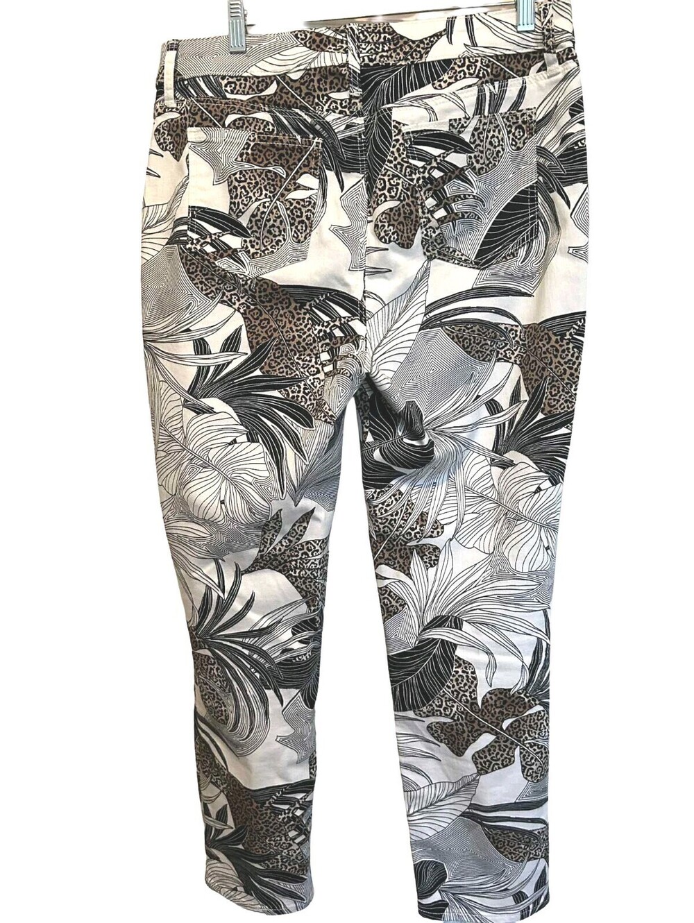 Chico's So Slimming Jungle Print Jeans Women's Size 20